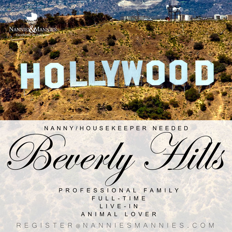 Full-Time Live-in Nanny Needed, Beverly Hills