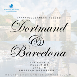 Nanny for Dortmund and Barcelona needed