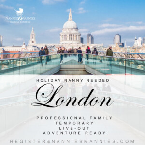 Temporary nanny needed London