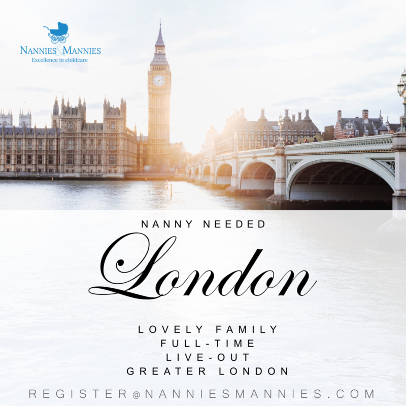 Full-time, live-out Nanny Needed - London