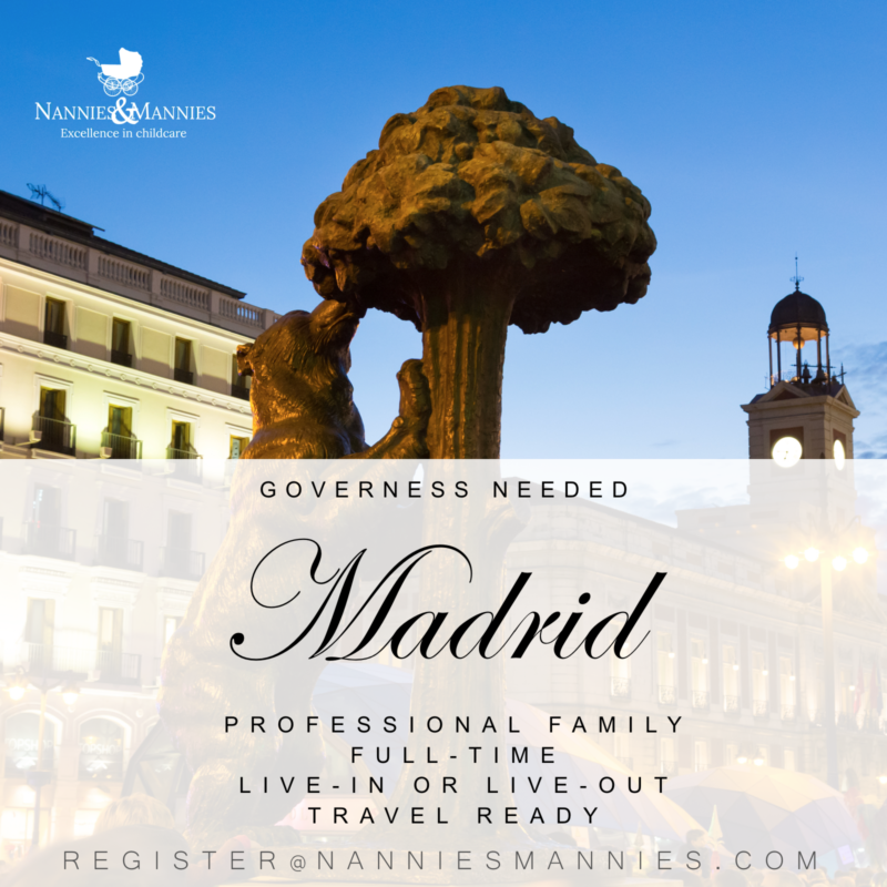 Madrid nanny placement